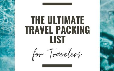 The Ultimate Travel Packing List - Sunsets Abroad