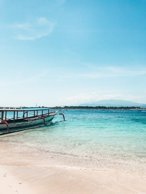 travel to bali - gili trawangan island