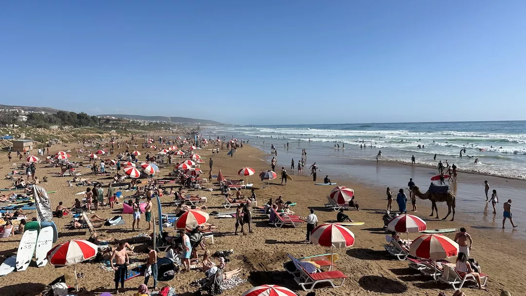 main beach taghazout morocco