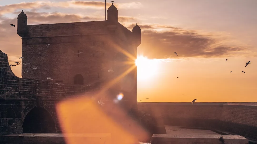 essaouira morocco sunset