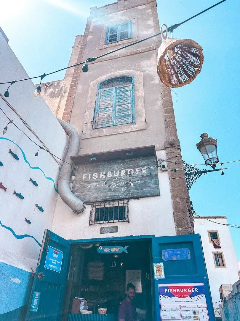 essaouira morocco fishburger
