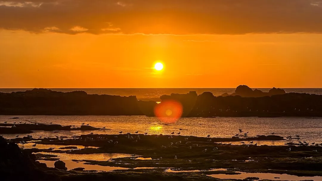 essaouira morocco sunset
