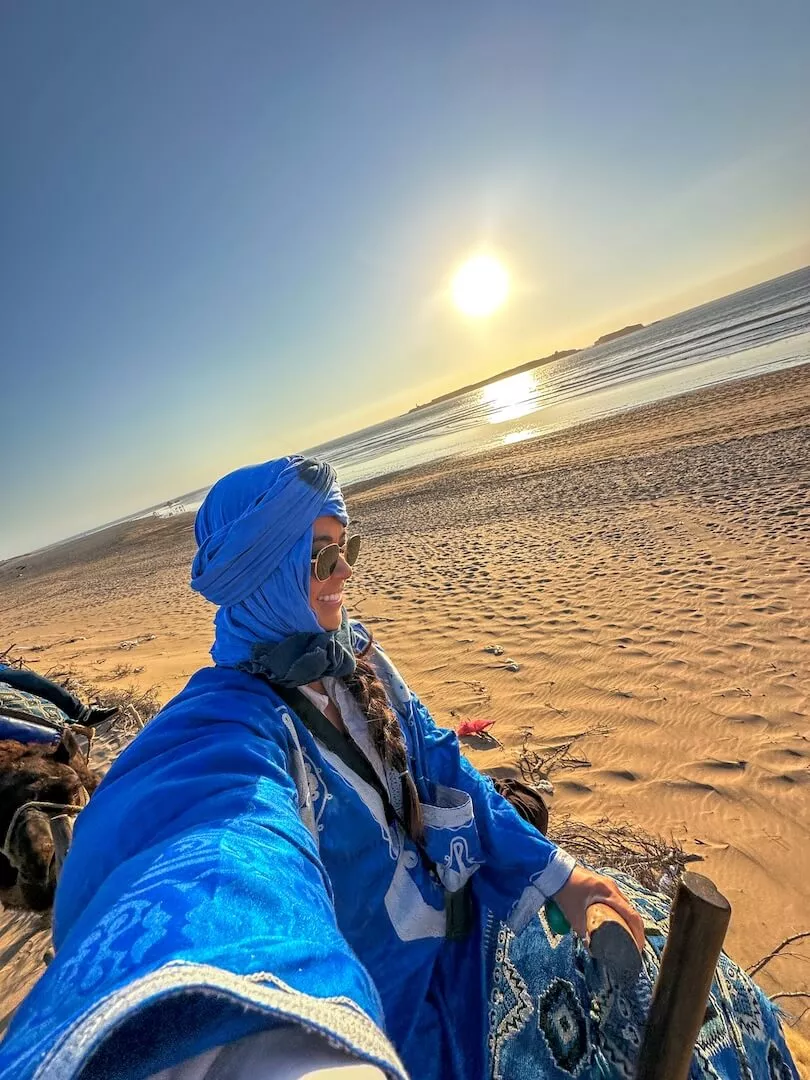 essaouira morocco sunset camel riding
